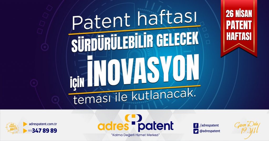 26 Nisan Patent Haftası 2020