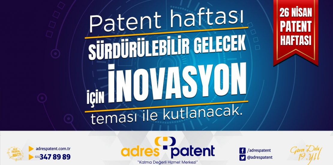 26 Nisan Patent Haftası 2020